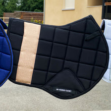 Charger l'image dans la galerie, Tapis Paillettes CSO Mixte STRIPE Noir Rose Or