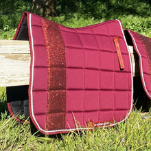 Charger l'image dans la galerie, Tapis Paillettes Dressage STRIPE Bordeaux