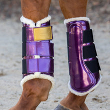 Charger l'image dans la galerie, Guêtres de dressage Luxe Prune Violet