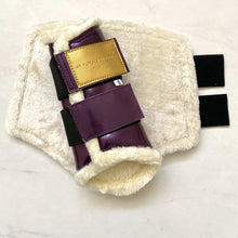 Charger l'image dans la galerie, Guêtres de dressage Luxe Prune Violet
