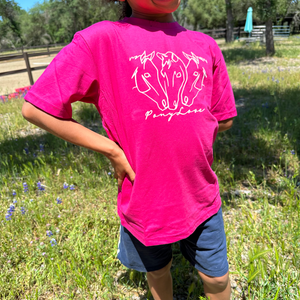 T-shirt Enfant Rose Fuschia