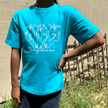 Charger l&#39;image dans la galerie, T-shirt Enfant Turquoise
