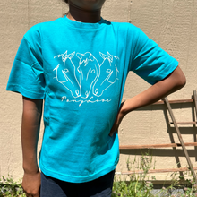 Charger l&#39;image dans la galerie, T-shirt Enfant Turquoise
