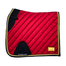 Charger l&#39;image dans la galerie, Tapis Satin Luxe Dressage Rouge Rubis
