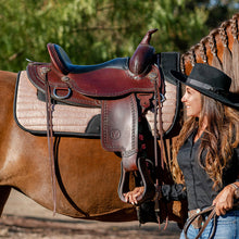 Charger l&#39;image dans la galerie, Tapis Western Endurance Randonnée Paillettes Rose Gold Doré
