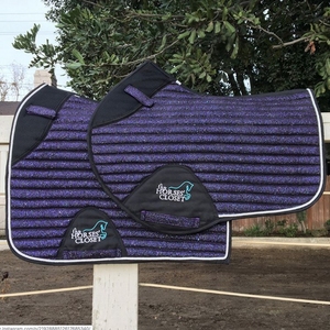 Tapis Paillettes CSO Mixte Violet Prune