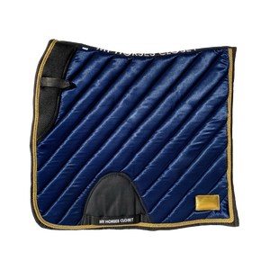 Tapis Satin Luxe Dressage Bleu Nuit