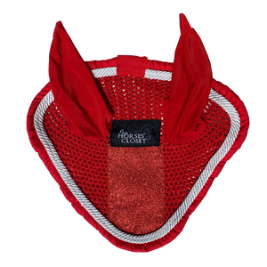 Bonnet anti-mouches Paillettes Rouge Candy