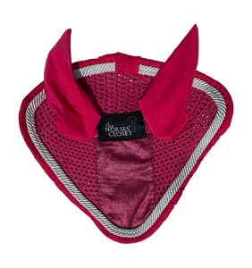 Bonnet anti-mouches Paillettes Hot Pink fuschia