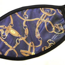Charger l&#39;image dans la galerie, Masque en tissus lavable motif Equitation Chic
