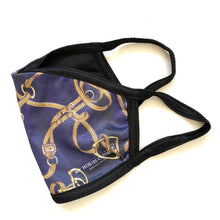 Charger l&#39;image dans la galerie, Masque en tissus lavable motif Equitation Chic
