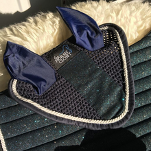 Charger l&#39;image dans la galerie, Bonnet anti-mouches Paillettes Bleu Nuit
