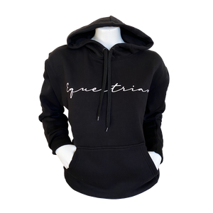 Sweatshirt a capuche Equestrian Noir Unisexe