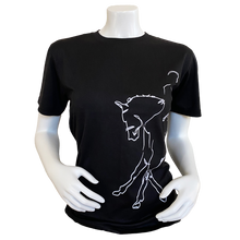 Charger l&#39;image dans la galerie, T-shirt Dressage Noir Unisexe
